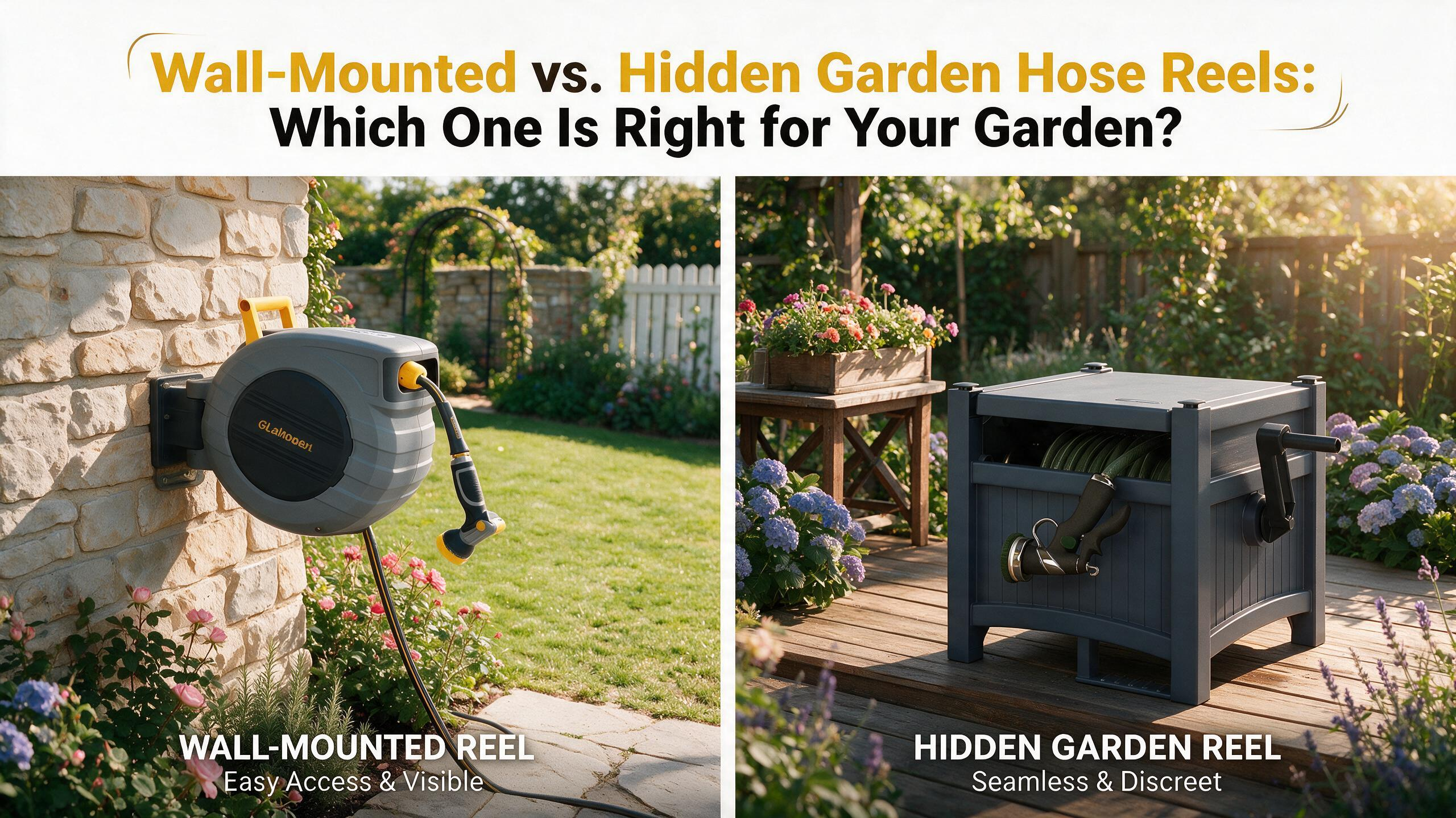 Wall-Mounted vs. Hidden Garden Hose Reels: Which One Is Right for Your Garden?