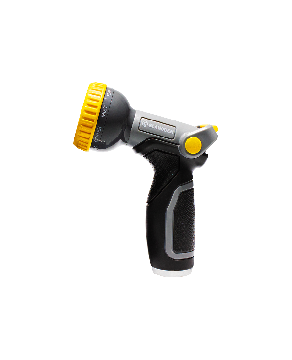 garden hose with spray nozzle GLAHODEN Garden Hose Sprayer Nozzle, 9 Adjustable Hose Nozzles, High-pressure Hand Sprayer for Watering Plants and Lawns, Washing Cars