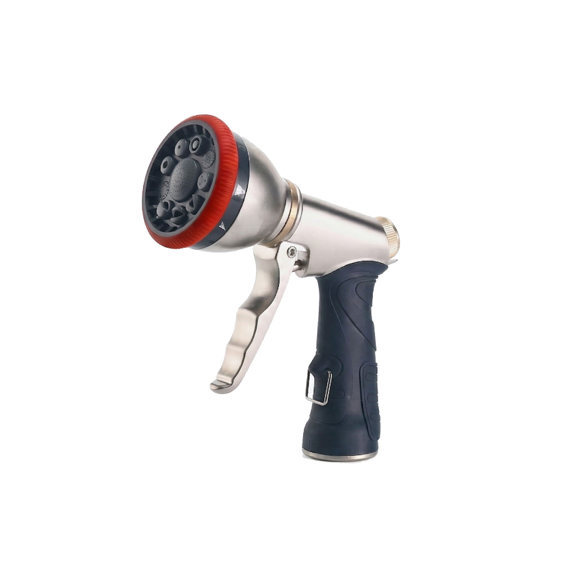 metal garden hose spray gun Garden Hose Nozzles 9 Adjustable Patterns Hose Spray Nozzle Heavy Duty Metal Hose Nozzle Spray Gun Slip Resistant Water Sprayer