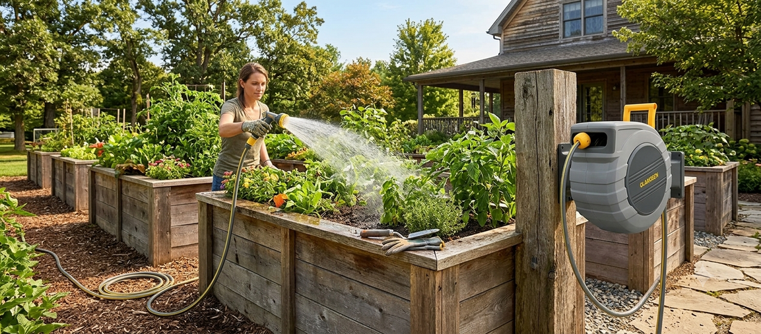 The Perfect Watering Companion for Raised Garden Beds