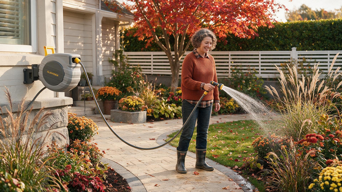 Why Upgrade to a Glahoden Retractable Garden Hose Reel This Fall?