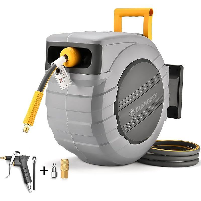 Glahoden Retractable Air Hose Reel - PP Housing