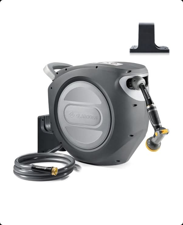 Retractable Garden Hose Reel-5/8in-100ft