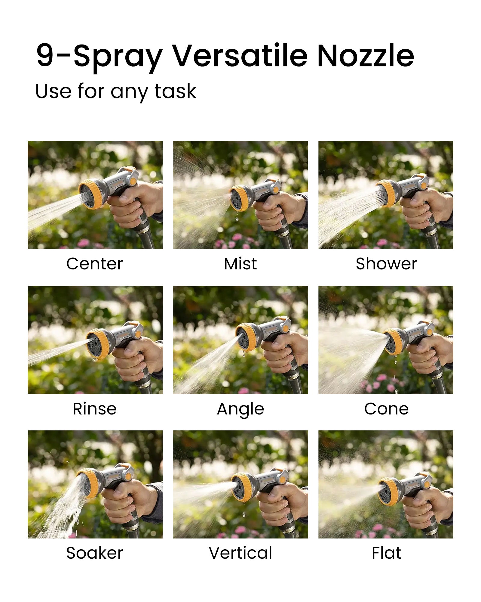 Glahoden J Series Retractable Garden Hose Reel - Light Gray