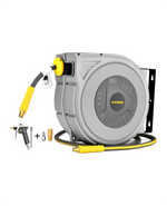 Glahoden Retractable Air Hose Reel with PP housing 3/8in, lightweight and durable air tool