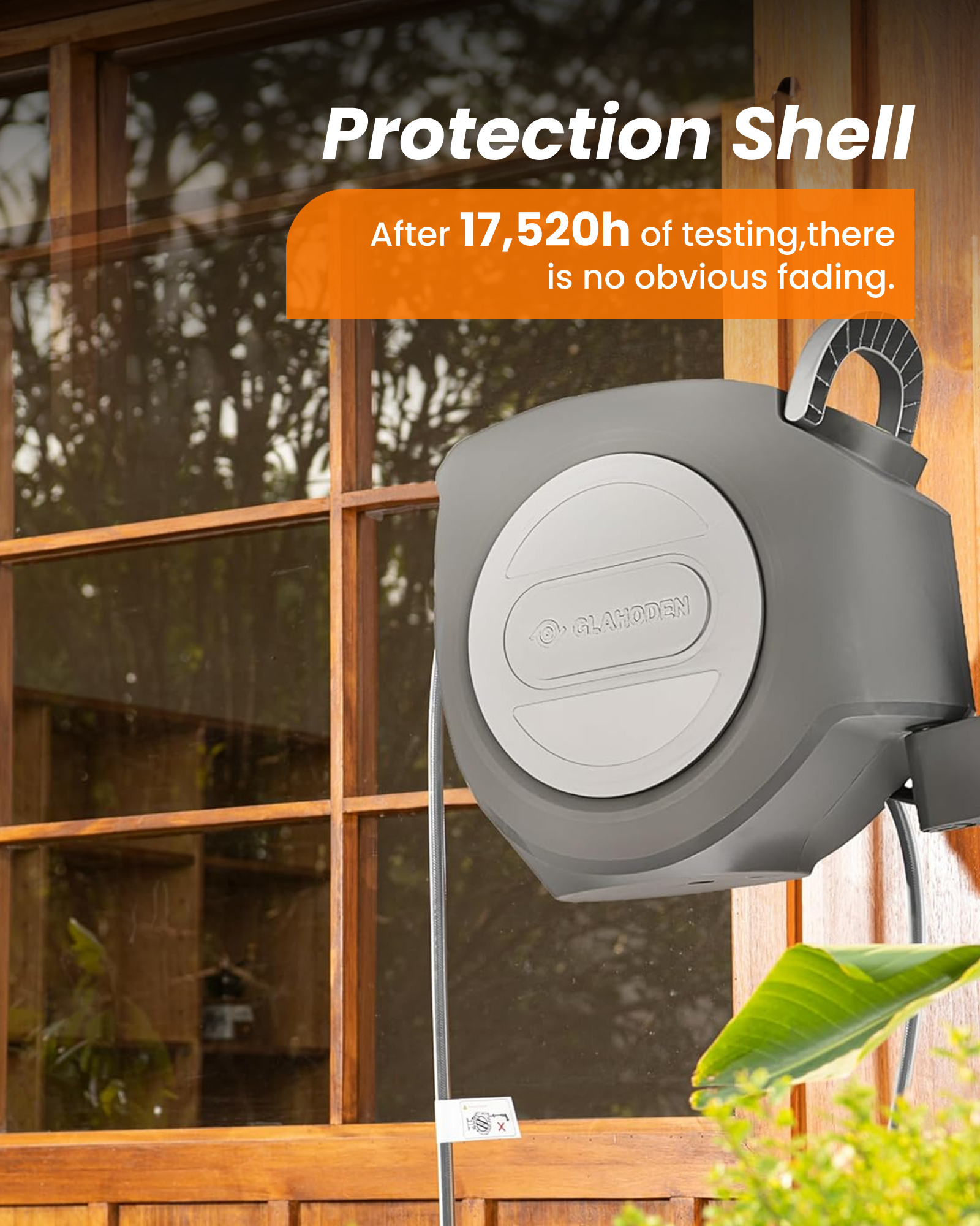 Retractable Garden Hose Reel-1/2in-100ft