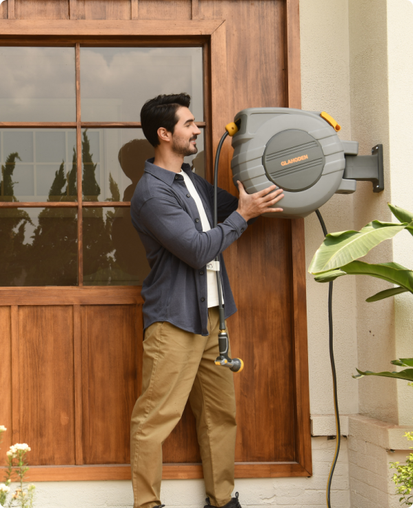 Retractable Garden Hose Reel-1/2in-130ft