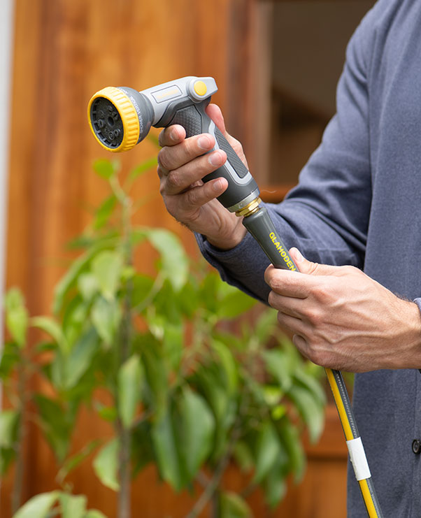 garden sprayer hose GLAHODEN Garden Hose Sprayer Nozzle, 9 Adjustable Hose Nozzles, High-pressure Hand Sprayer for Watering Plants and Lawns, Washing Cars